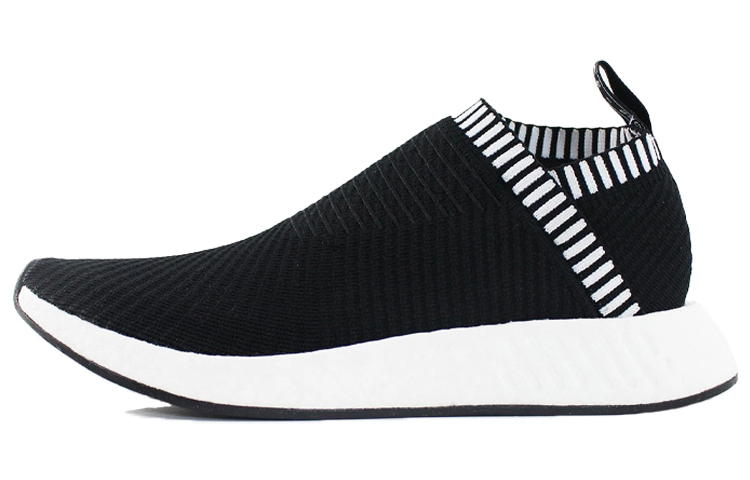 Кроссовки adidas originals NMD CS2 Core Black Shock Pink (черно-белые)