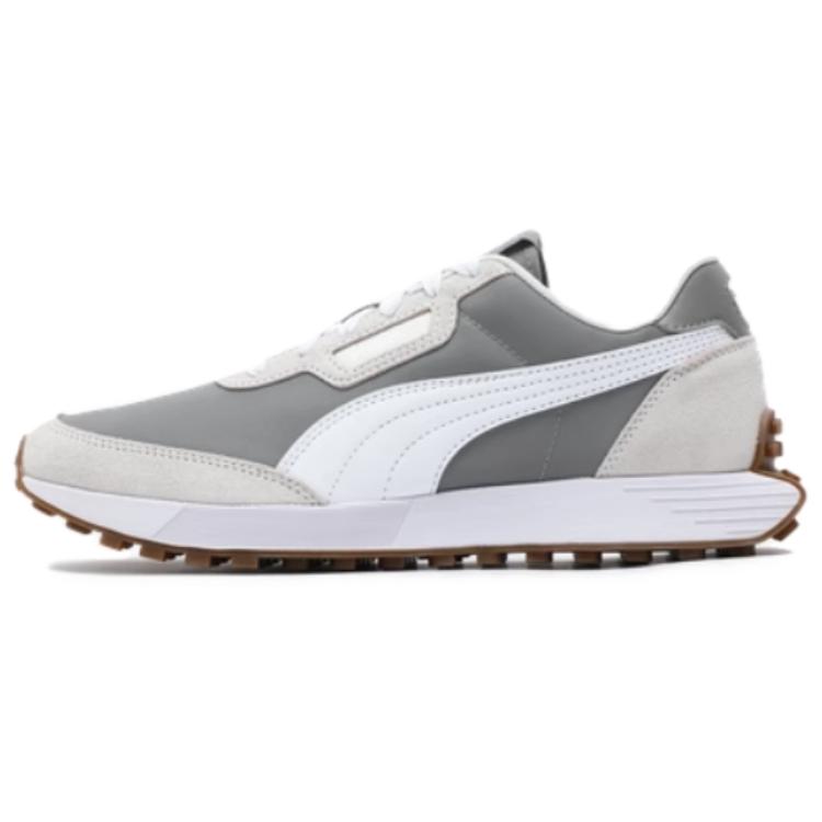 PUMA Runtamed Abrasion Resistant Low top Casual Shoes Unisex Light Gray