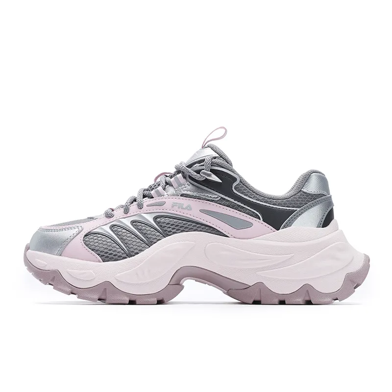 FILA SOFIA 4 Slip Resistant Low top Casual Shoes Women's Gray Pink