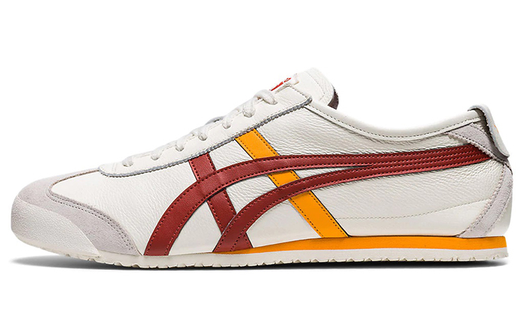 Кеды Onitsuka Tiger Mexico 66 (бело-красно-желтые)