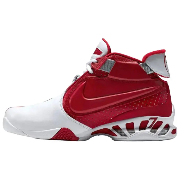 Nike Air Zoom Vick 2 Slip Resistant Abrasion Resistant Slip Resistant Abrasion Resistant Soccer Shoes Unisex White Red