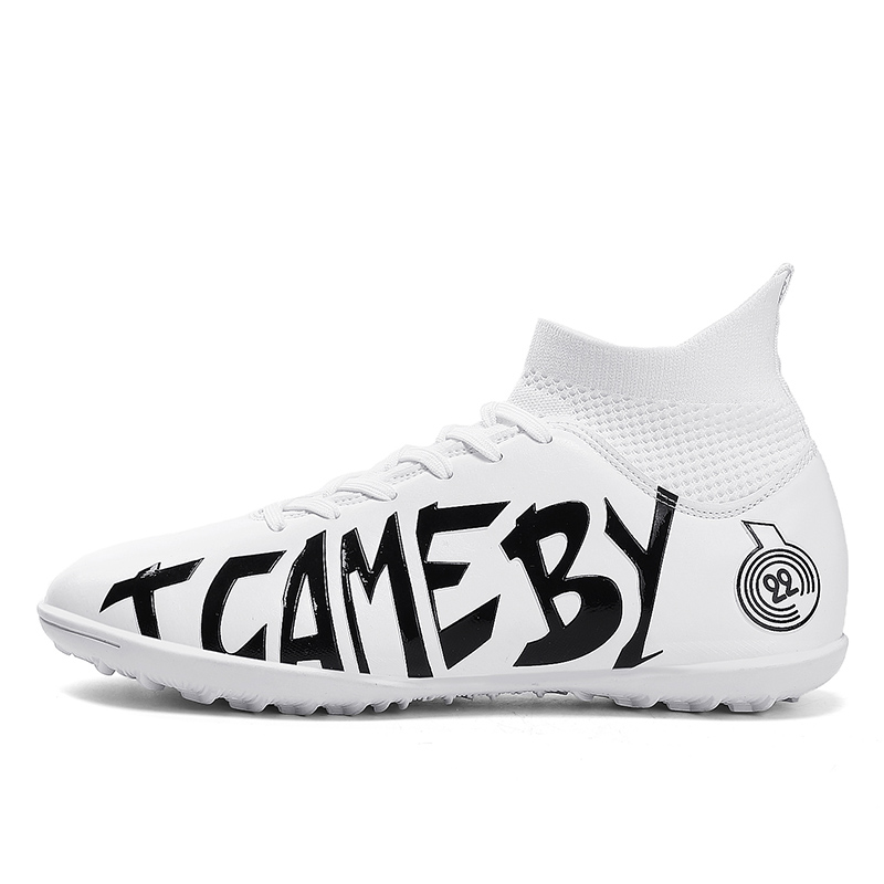 SHUANGDING Slip Resistant TF Turf Artificial Turf Synthetic Leather Soccer Shoes Unisex