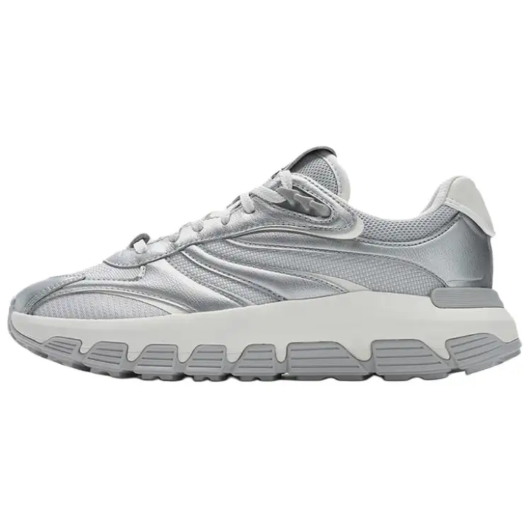 FILA RIBBON Low top Casual Shoes Women's Silver
