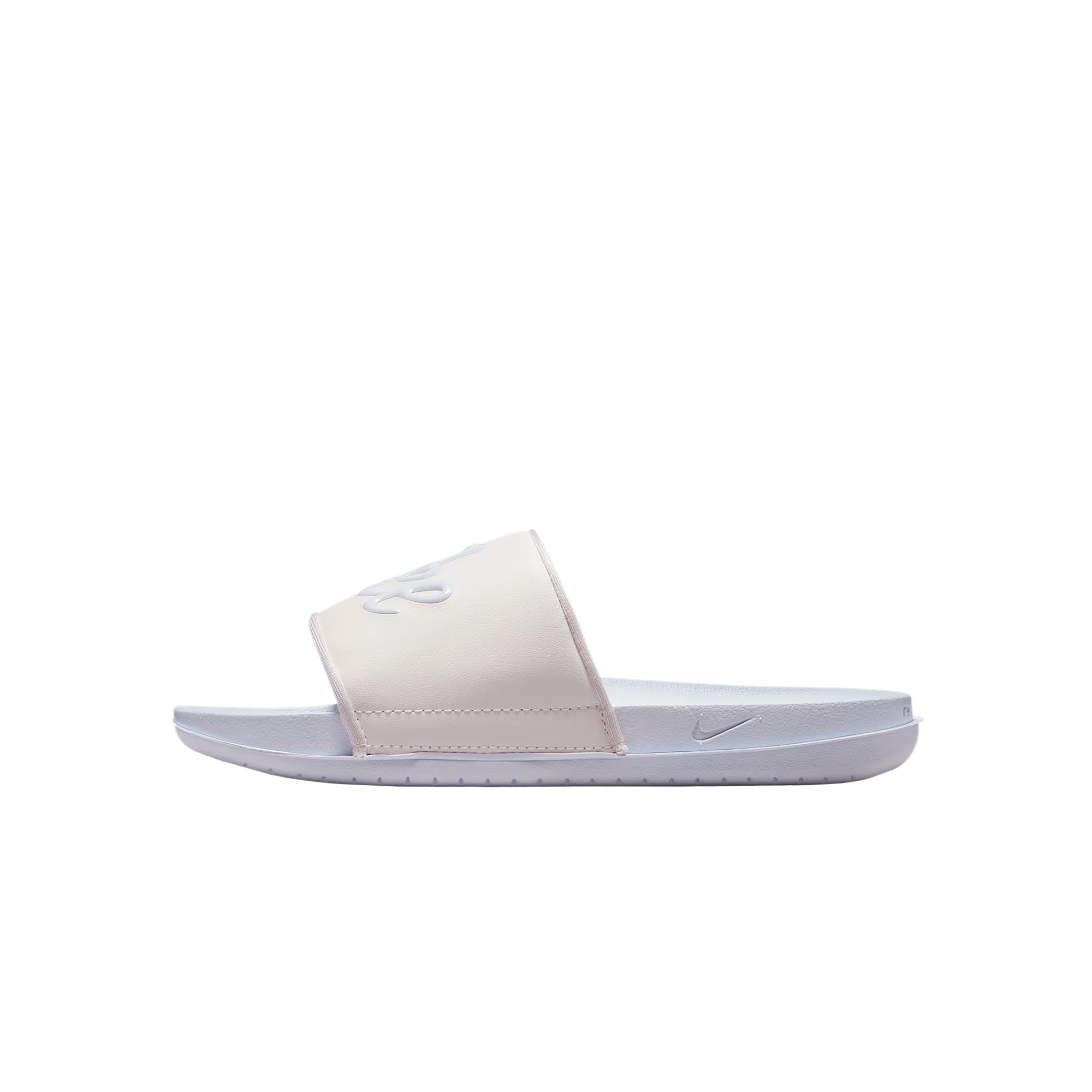 Женские шлепанцы Nike Offcourt (бело-фиолетовые)