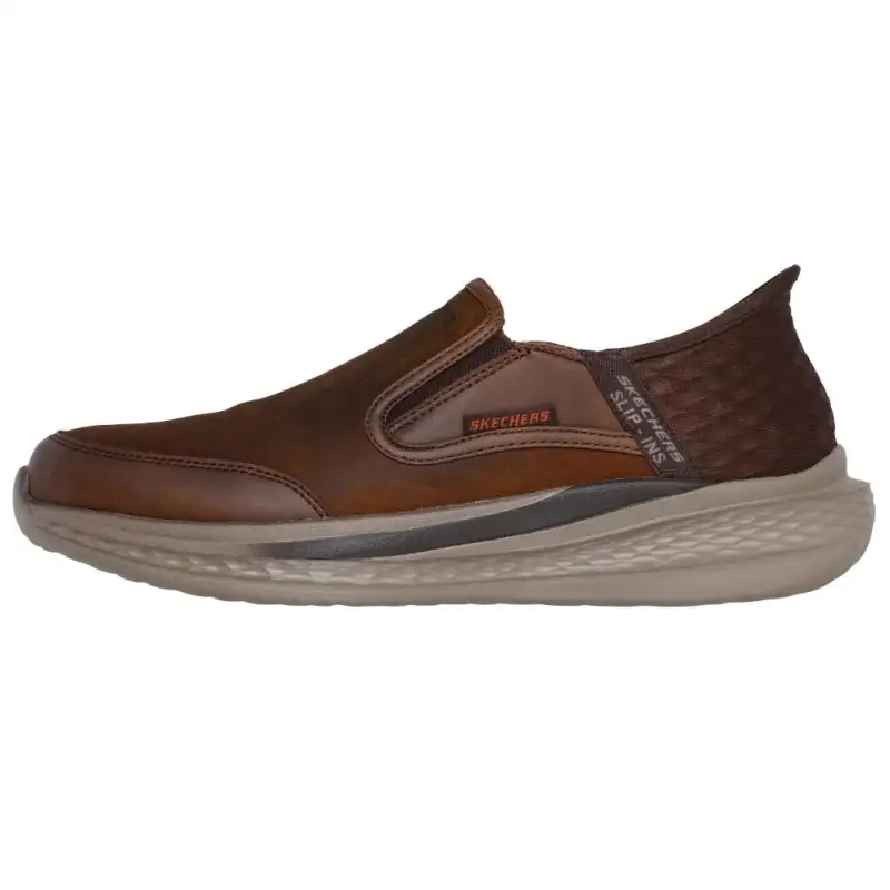 Skechers Slip Ins Low top Casual Shoes Men's Brown