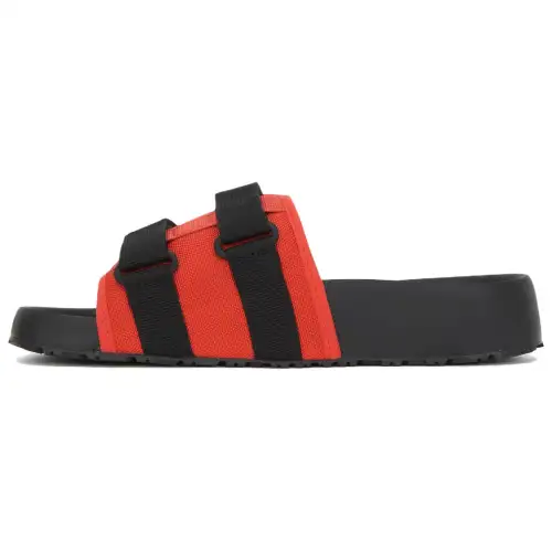 THE NORTH FACE Comfortable And Trendy Quick Dry Quick Dry Slide Slippers Unisex Red Korean Style