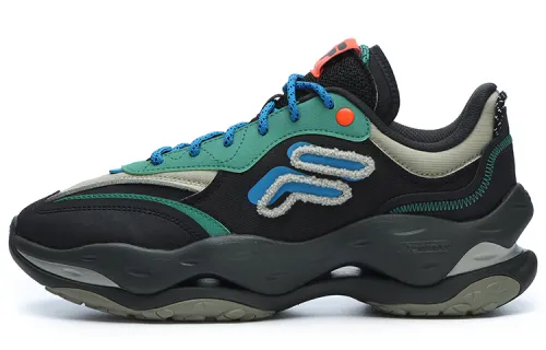 FILA FUSION Daddy Shoes 'Black Green'
