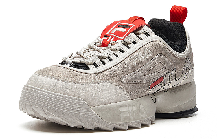 Мужские кроссовки Fila FUSION Disruptor (серебристо-белые) — фото 2