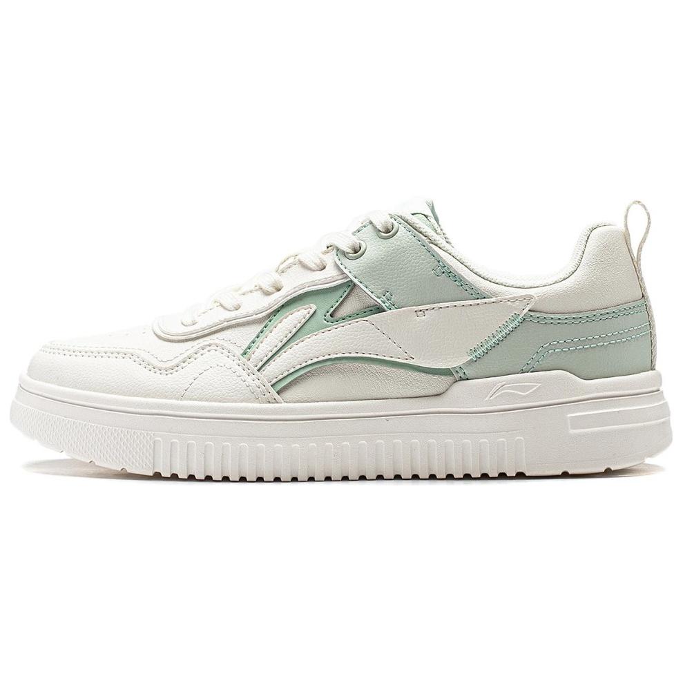 Li Ning Cyan Cloud Low top Casual Shoes Women's White Green