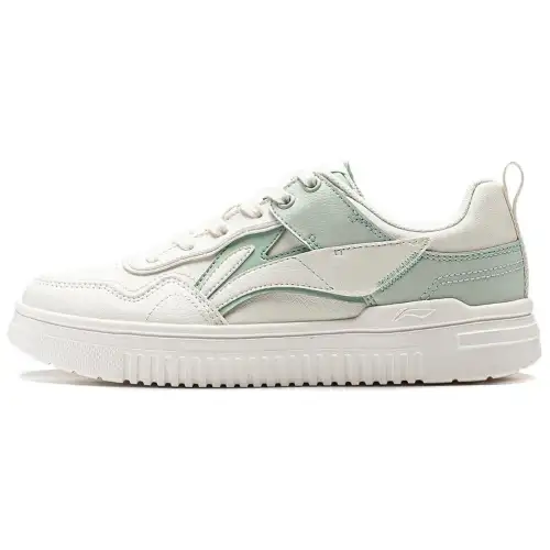 Li Ning Cyan Cloud Low top Casual Shoes Women's White Green