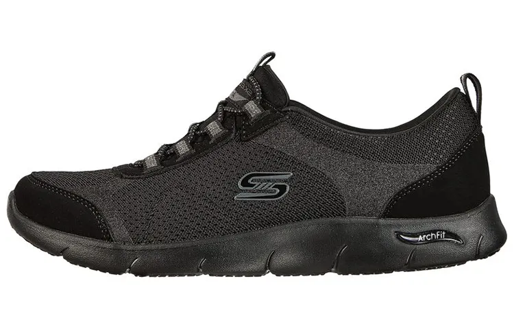 Skechers Arch Fit Casual Shoes Women's Low Top Black