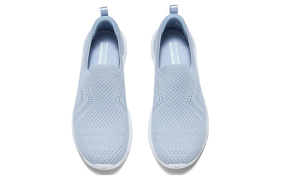 Skechers GO WALK 7 Fabric Cushioning Abrasion Resistant Lightweight Low top Casual Shoes Women’s Light Blue