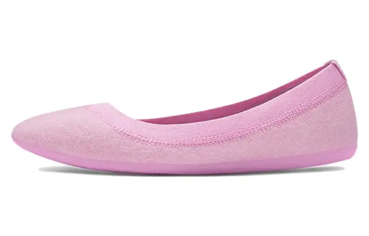 Allbirds Wool Breezer Breathable And Lightweight Low top Sports Casual Shoes Women's Light Pink
