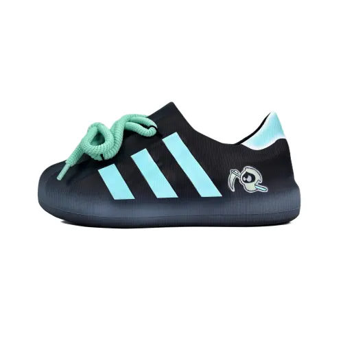 Adidas Originals AdiFOM Superstar Non slip Lightweight Low top Casual Shoes Unisex Black Blue