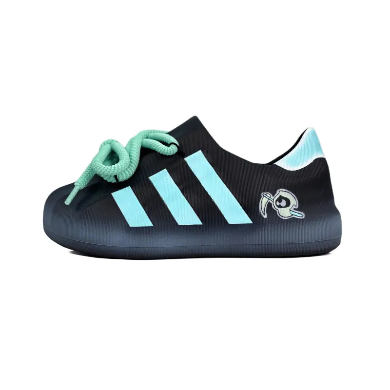 Adidas Originals AdiFOM Superstar Non slip Lightweight Low top Casual Shoes Unisex Black Blue