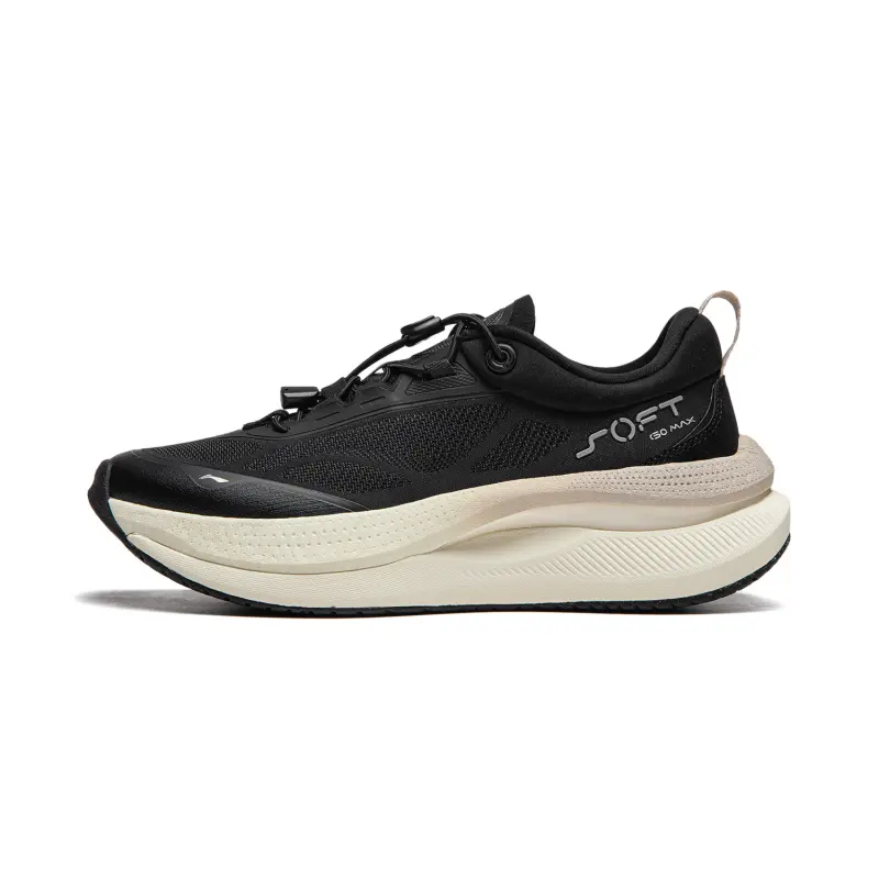 Li Ning SOFT GO MAX Fabric Low top Casual Shoes Women's Black