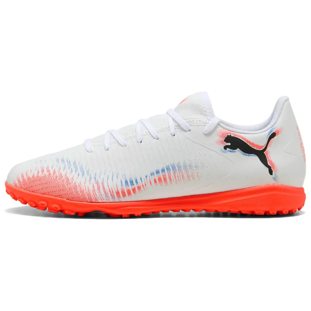 PUMA FUTURE 8 TT Turf Artificial Turf Cushioning Abrasion Resistant Breathable Soccer Shoes Unisex White