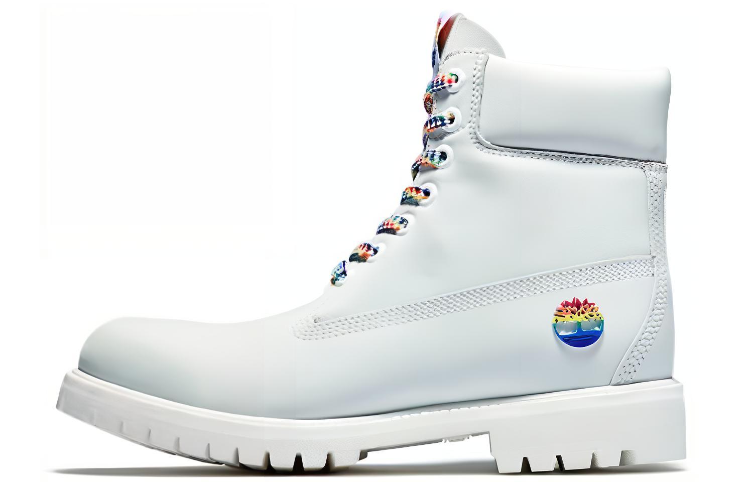 Timberland 6" Boot White Rainbow