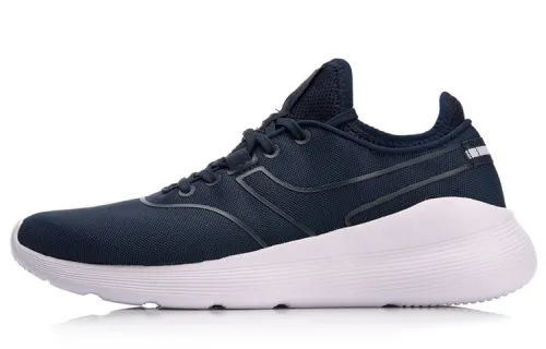 Li Ning Fabric Cushioning Slip Resistant Abrasion Resistant Breathable Lightweight Low top Casual Shoes Unisex