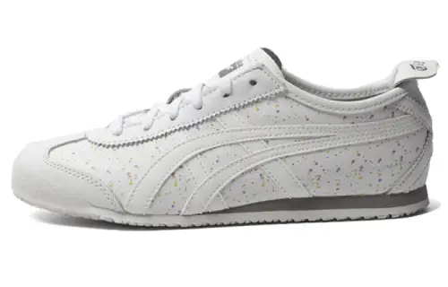 Onitsuka Tiger MEXICO 66 Cushioning Slip Resistant Abrasion Resistant Low top Casual Shoes Women's Gray White