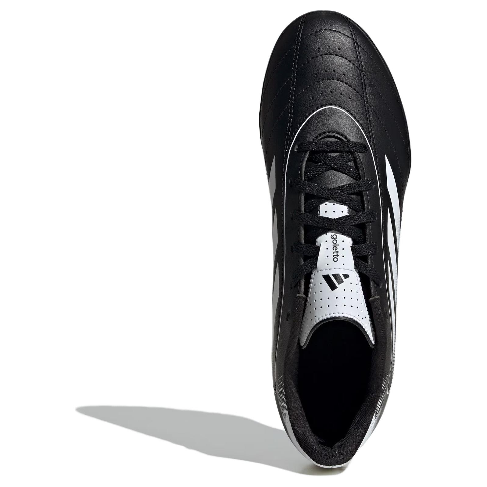 Adidas GOLETTO 9 TF Turf Abrasion Resistant Lightweight Wear resistant And Lightweight Soccer Shoes Unisex Black