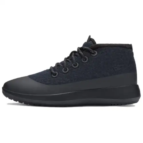 Allbirds Wool Runner Up Mizzle Plus Cushioning Mid top Sports Casual Shoes Women's Natural Black