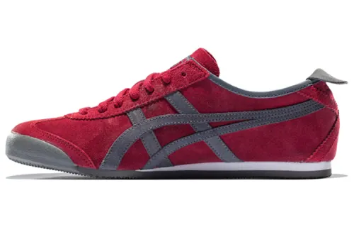 Onitsuka Tiger MEXICO 66 Low top Casual Shoes Unisex Red Gray