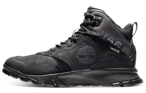 Timberland Ankle Length Combat Boots Men's Black