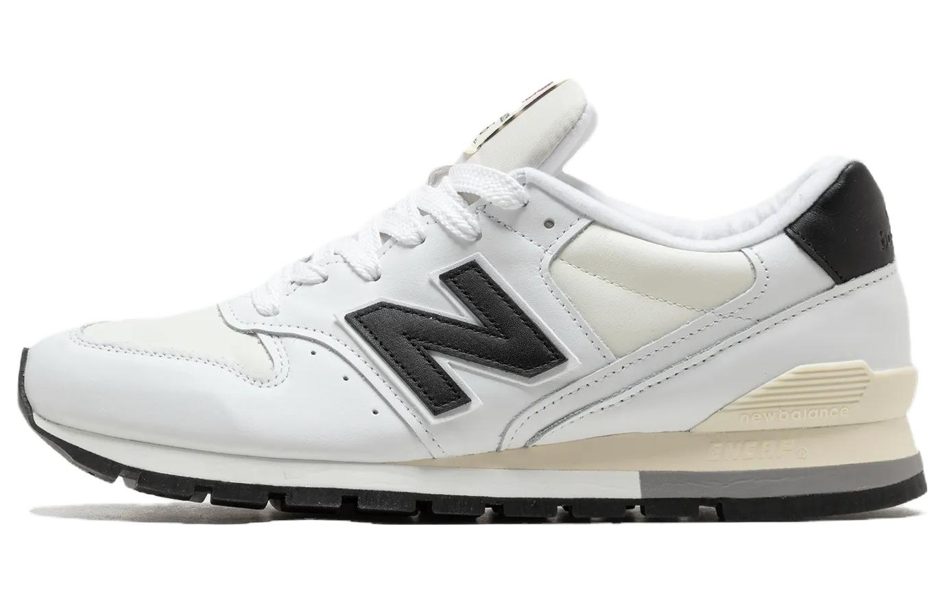 Кроссовки New Balance 996 (черно-бело-бежевые)