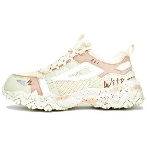 FILA Oakmont Fabric Low top Casual Shoes Women's Beige