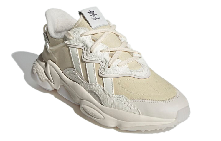 Женские кроссовки adidas originals Ozweego (бежевые) — фото 3