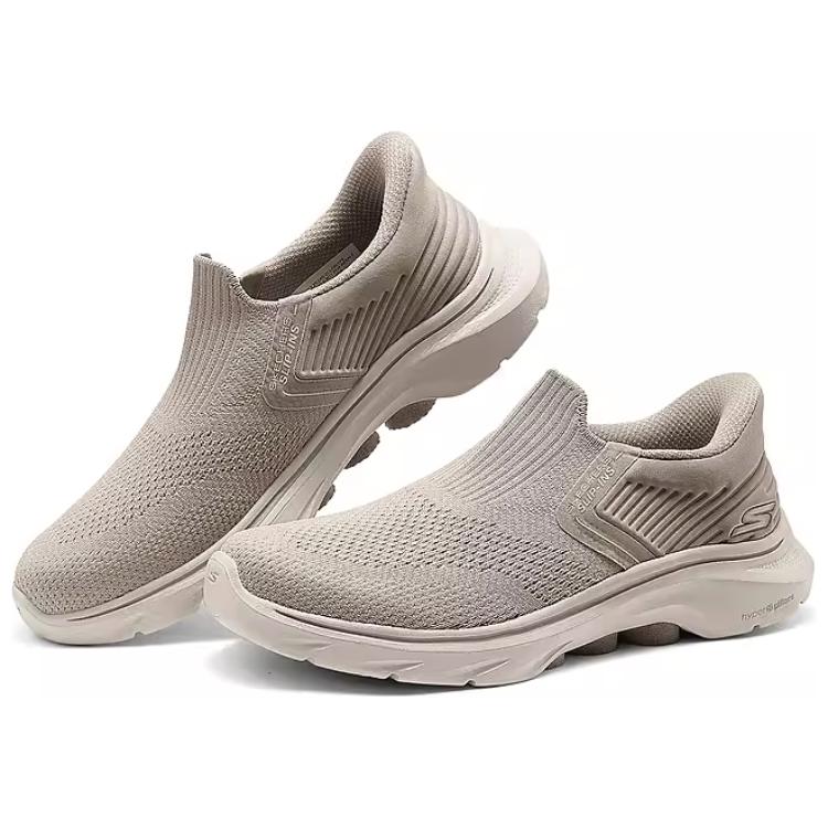 Skechers GO WALK 7 Abrasion Resistant Breathable Low top Casual Shoes Women’s Taupe