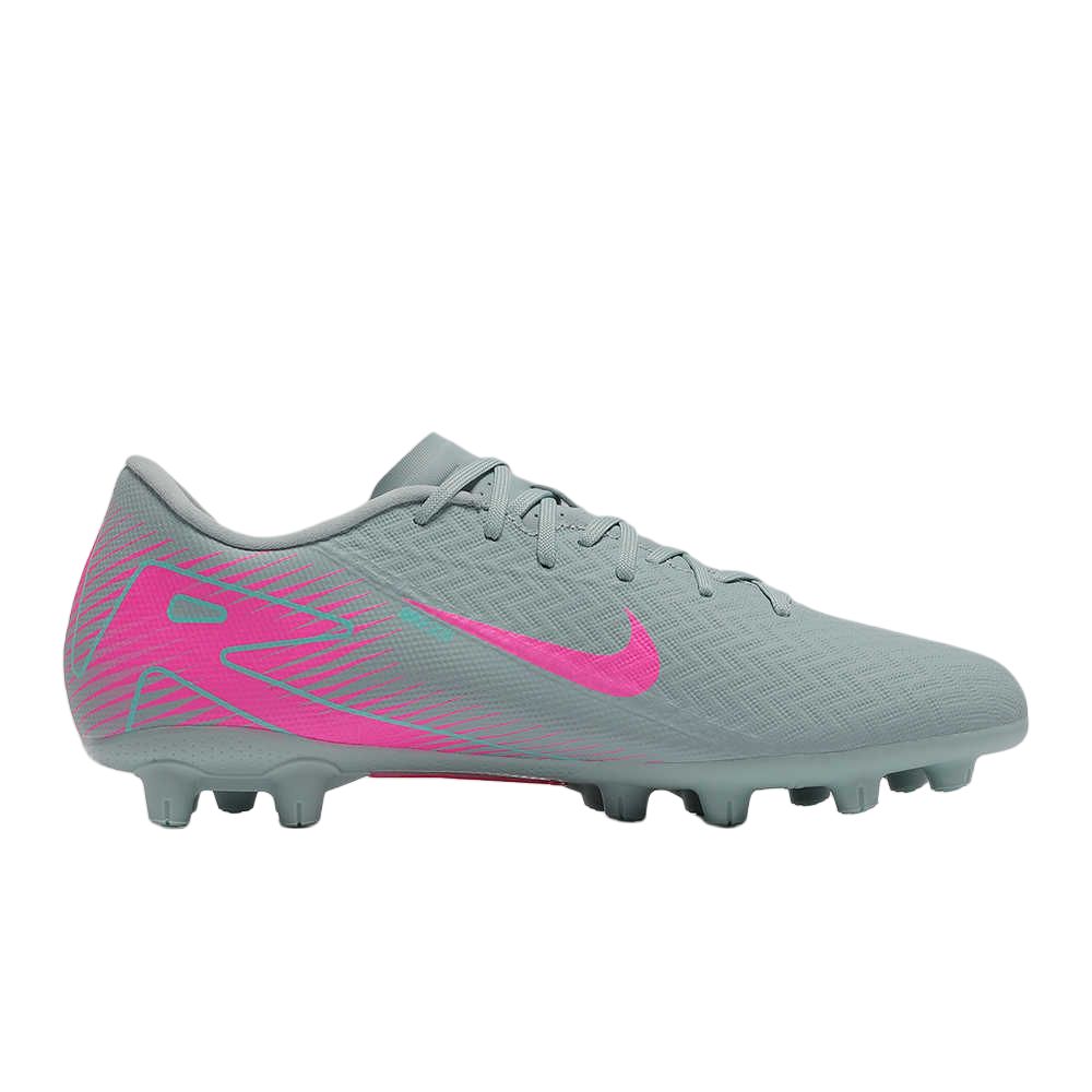 Nike Mercurial Vapor 16 Comfortable HG Hard Ground Soccer Shoes Unisex Gray Pink