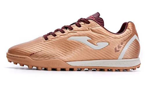Joma TF Turf Slip Resistant Abrasion Resistant Slip Resistant Abrasion Resistant Soccer Shoes Men's Brown Gold
