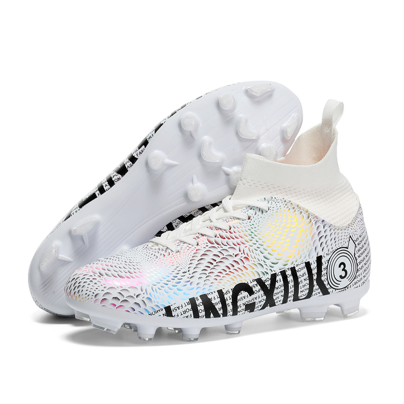 SHUANGDING AG Artificial Ground Artificial Turf Cushioning Slip Resistant Cushioning Slip Resistant Soccer Shoes Unisex