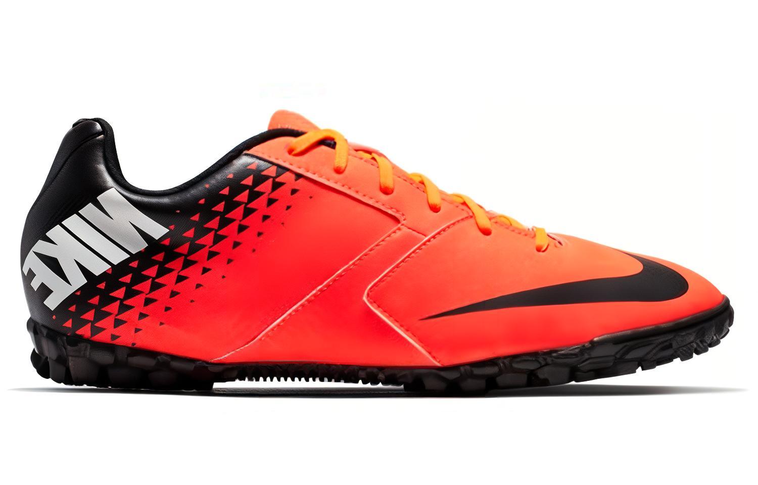 Бутсы Nike Bombax (оранжево-черные) — фото 2