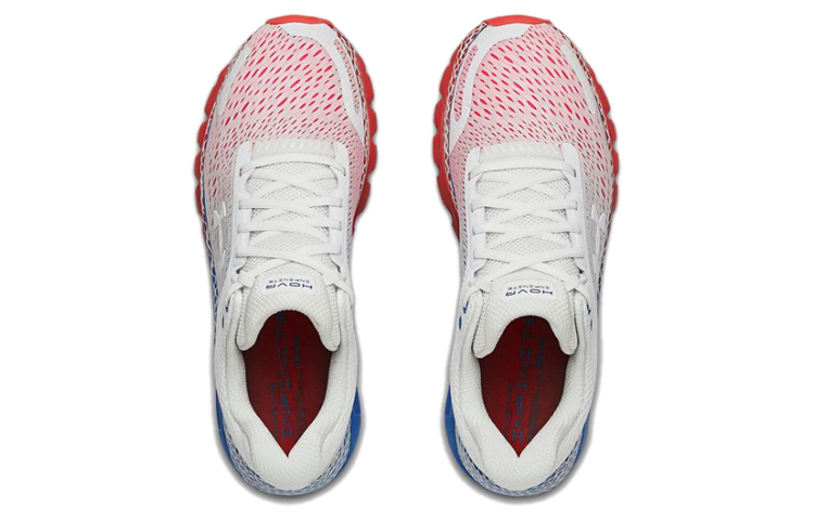 Мужские кроссовки Under Armour Hovr Infinite 2 (белый / синий / красный) — фото 4