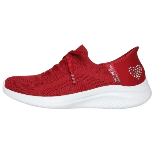 Skechers Ultra Flex 3.0 Low top Casual Shoes Women's Red