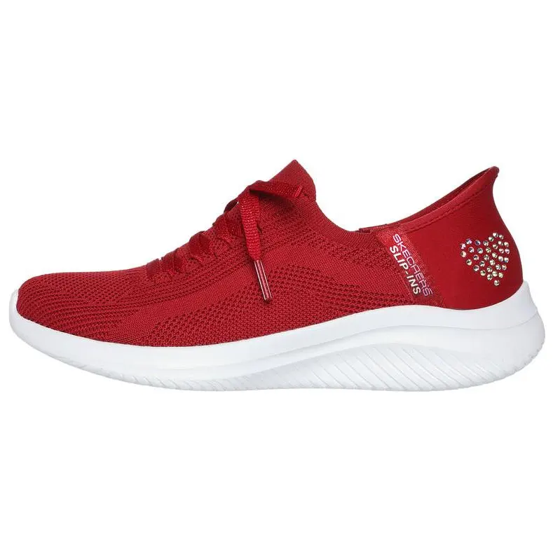 Skechers Ultra Flex 3.0 Low top Casual Shoes Women's Red