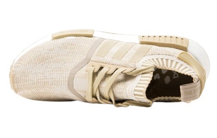 Кроссовки adidas originals NMD_R1 Linen Khaki (бежевые) — Бежевый — фото 3