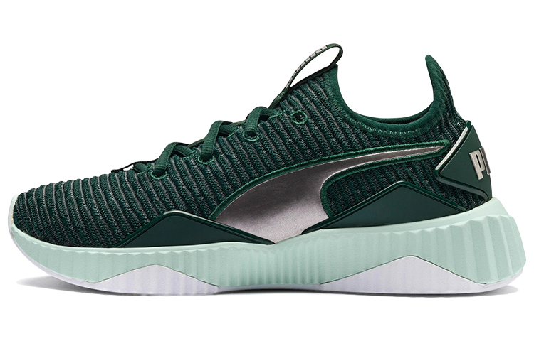 PUMA Defy Casual Shoes Women's Low Top Green/White/Gray