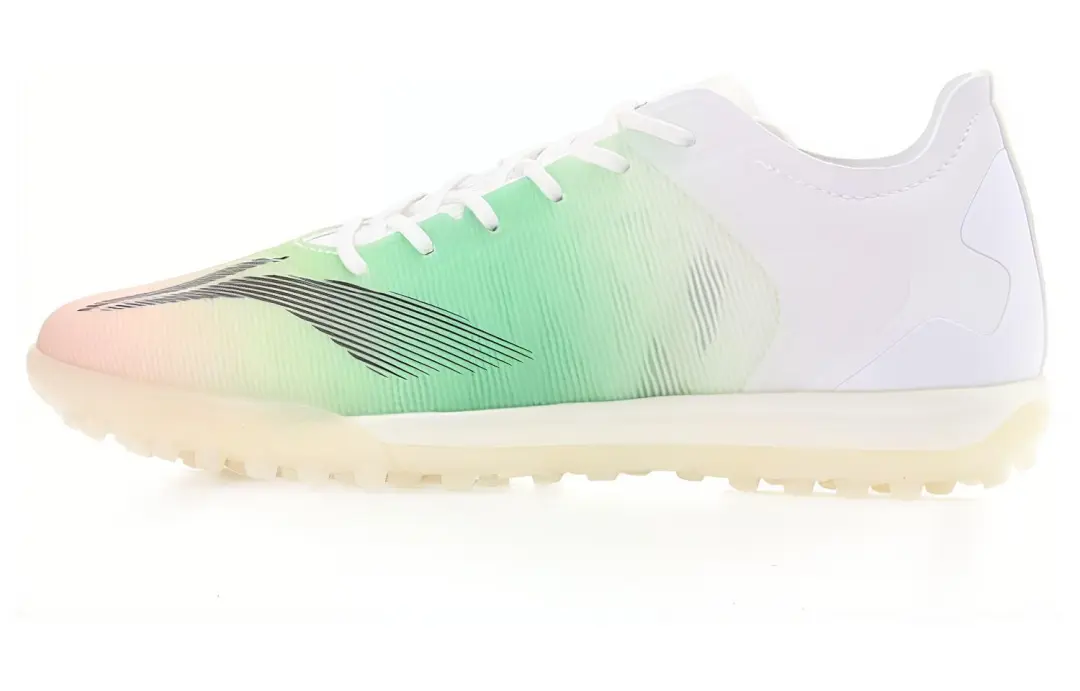 Li Ning Comfortable TF Turf Artificial Ground, Indoor Fabric Cushioning Slip Resistant Abrasion Resistant Soccer Shoes