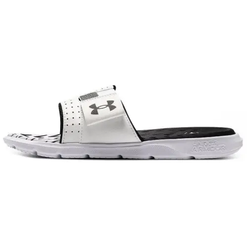 Under Armour Mercenary Slippers 'White Black'