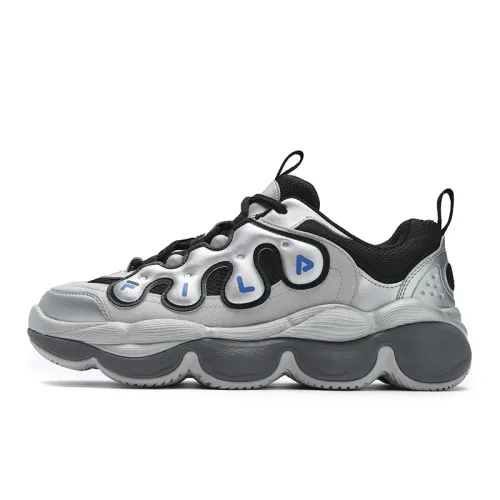 FILA PEASE Low top Casual Shoes Men's Silver Black