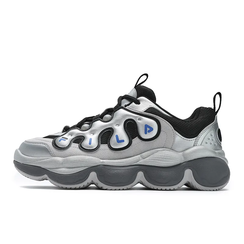 FILA PEASE Low top Casual Shoes Men's Silver Black