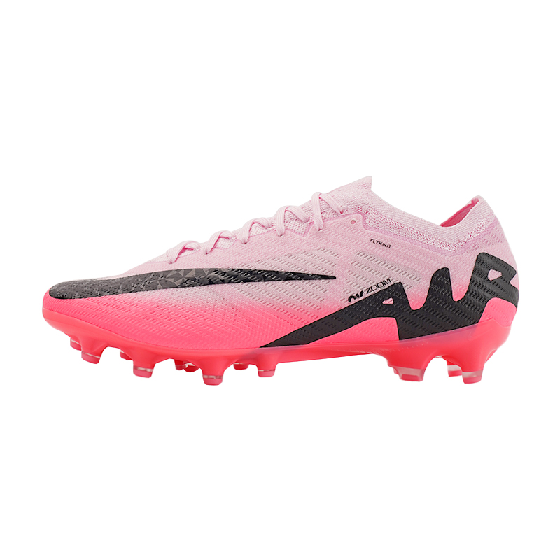 Nike Zoom Vapor 15 ELITE AG-PRO Professional AG (Glue Short Nails) Fabric Football Shoes Unisex Pink