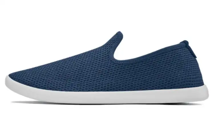 Allbirds Tree Lounger Cushioning Slip Resistant Low top Sports Casual Shoes Men's Deep Sea Blue