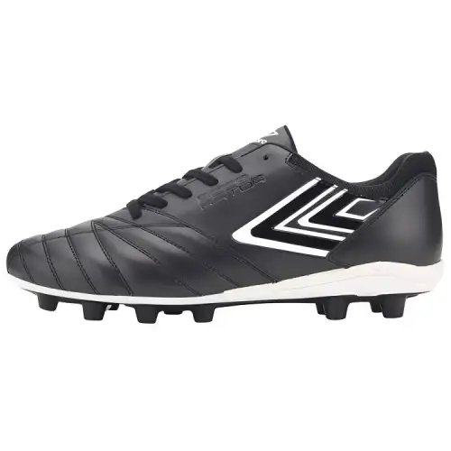DESCENTE Slip Resistant, Abrasion Resistant, Lightweight Soccer Shoes Men's Black White