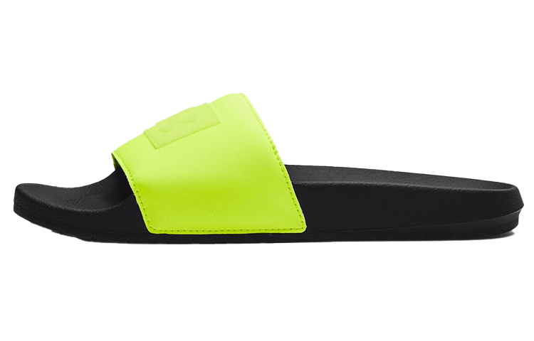 Under Armour Core Remix Neon Slide 'Black High Vis Yellow'