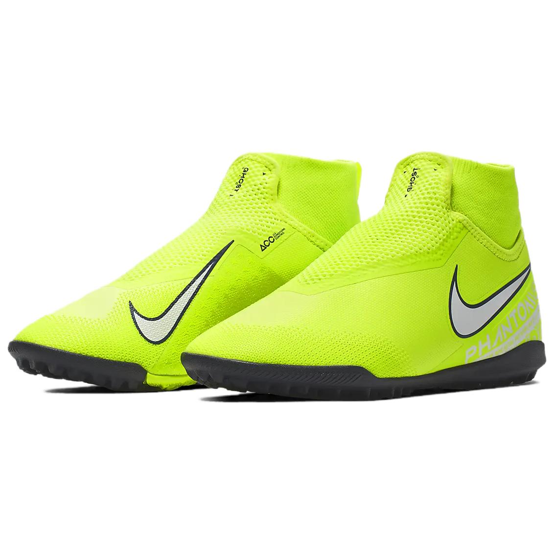 Nike TF Turf Cushioning Slip Resistant Abrasion Resistant Soccer Shoes Unisex Green
